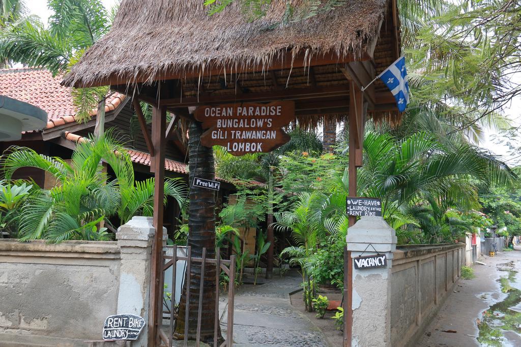Oceane Paradise Bungalow Gili Trawangan Kültér fotó