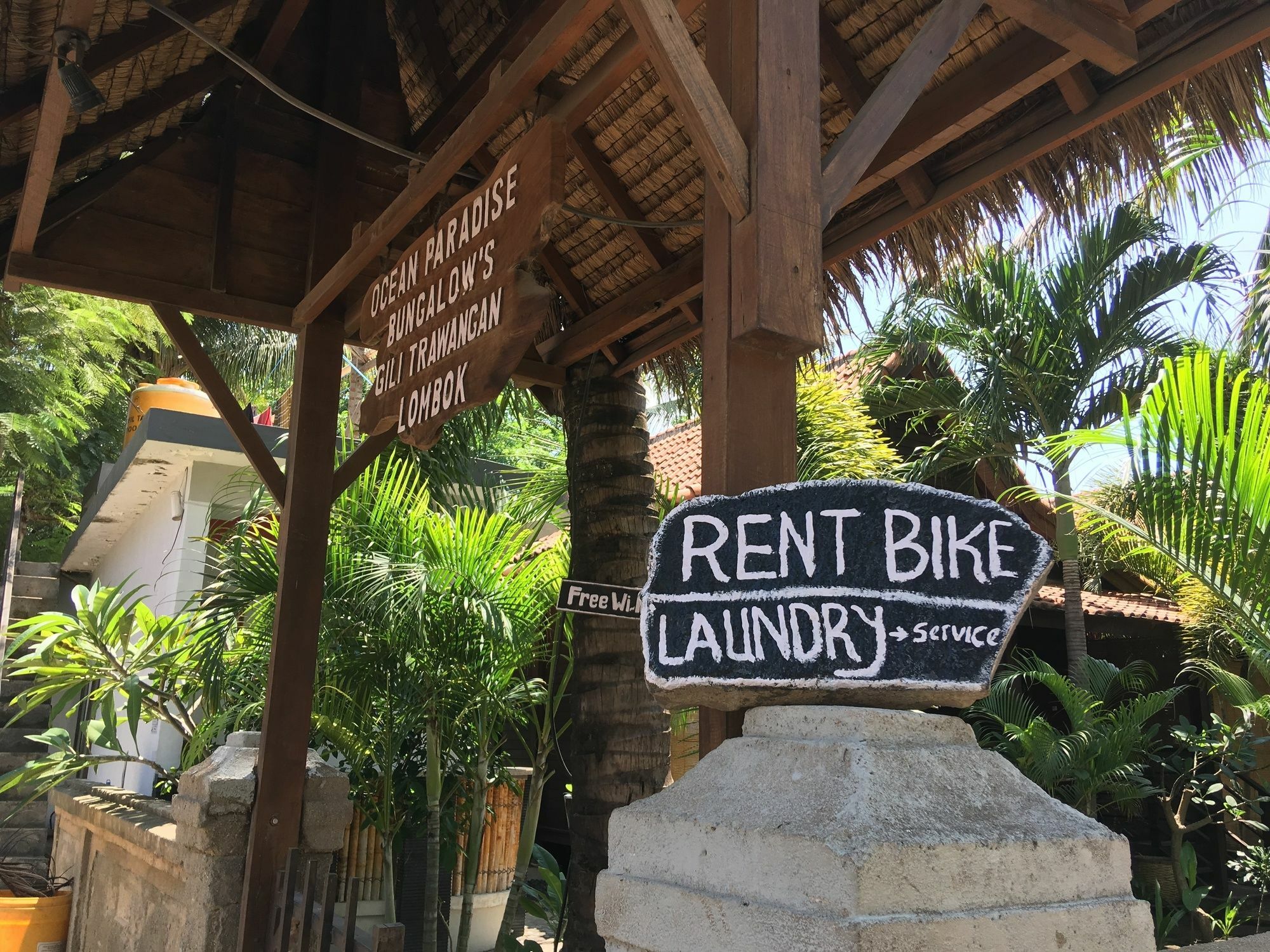 Oceane Paradise Bungalow Gili Trawangan Kültér fotó
